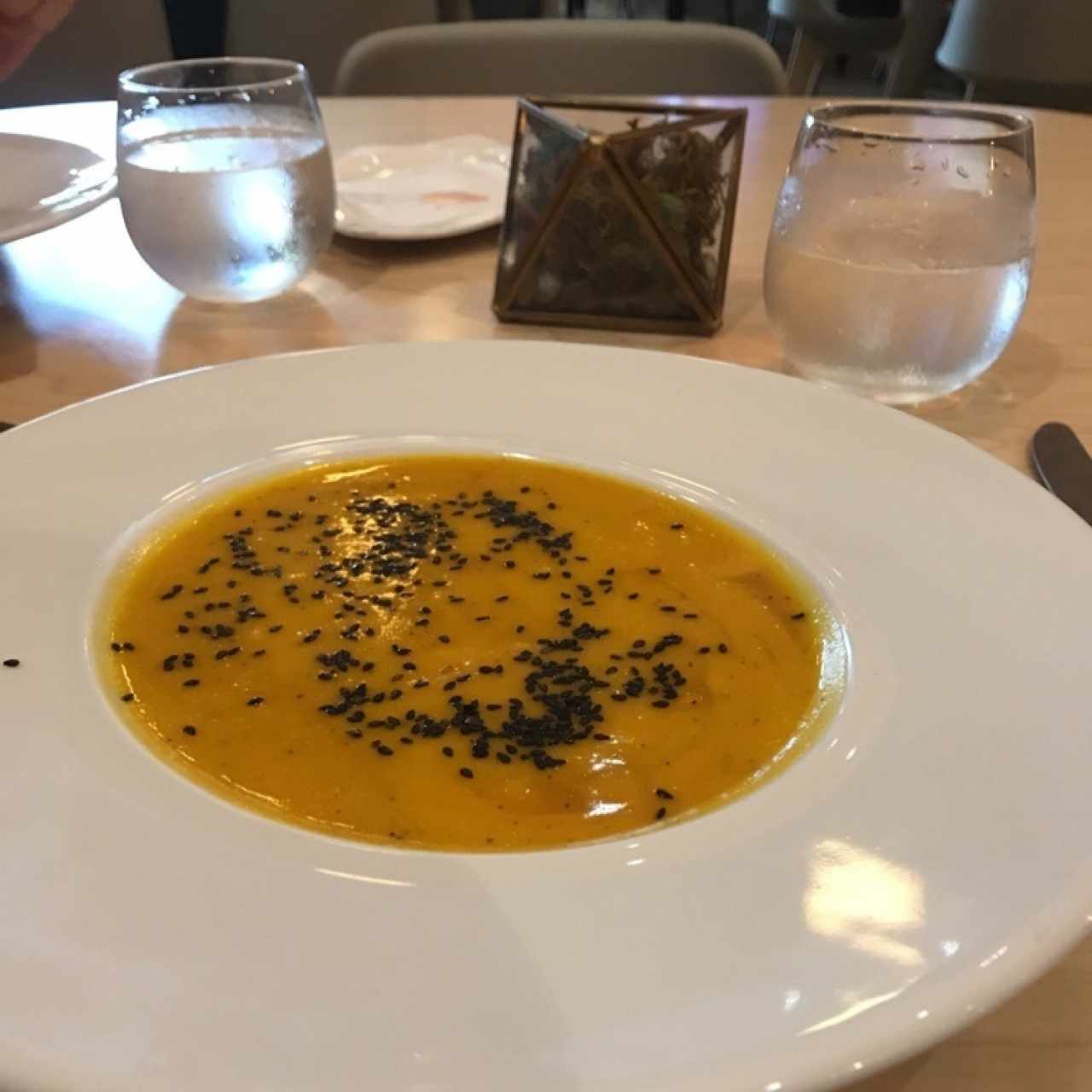 Sopa de Jengibre y Zapallo