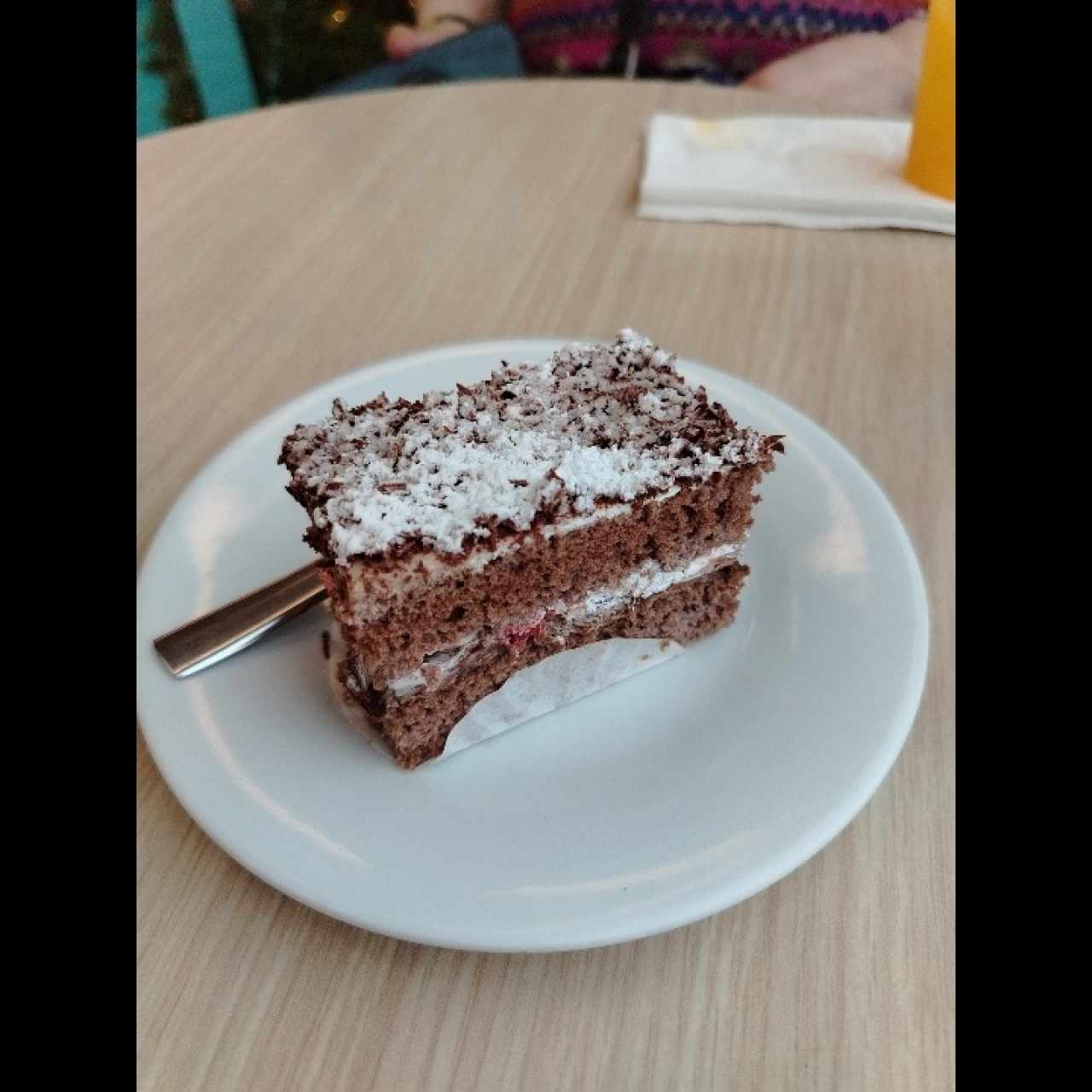 Dulces de selva negra , le falto más chocolate 