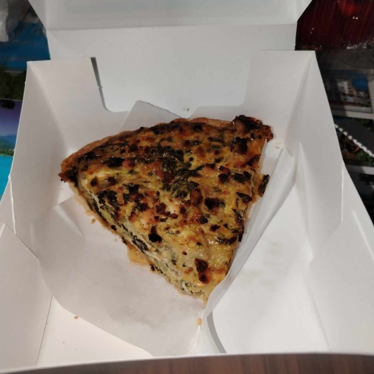 Kirsch espinaca y queso 