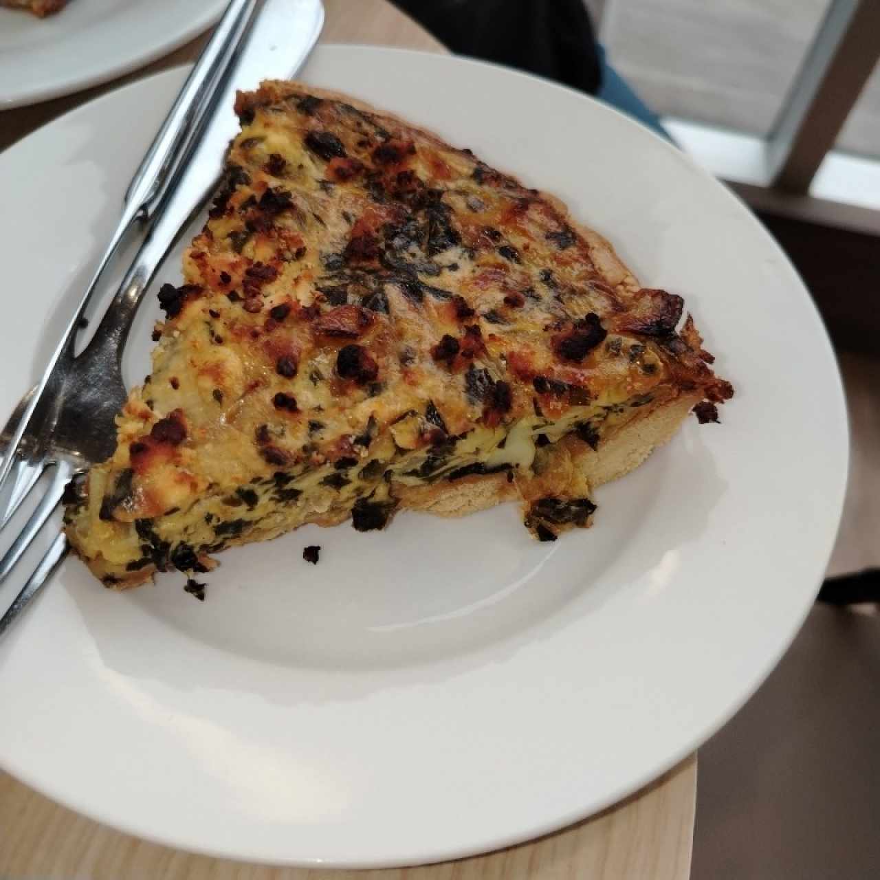 Torta espinaca y queso 