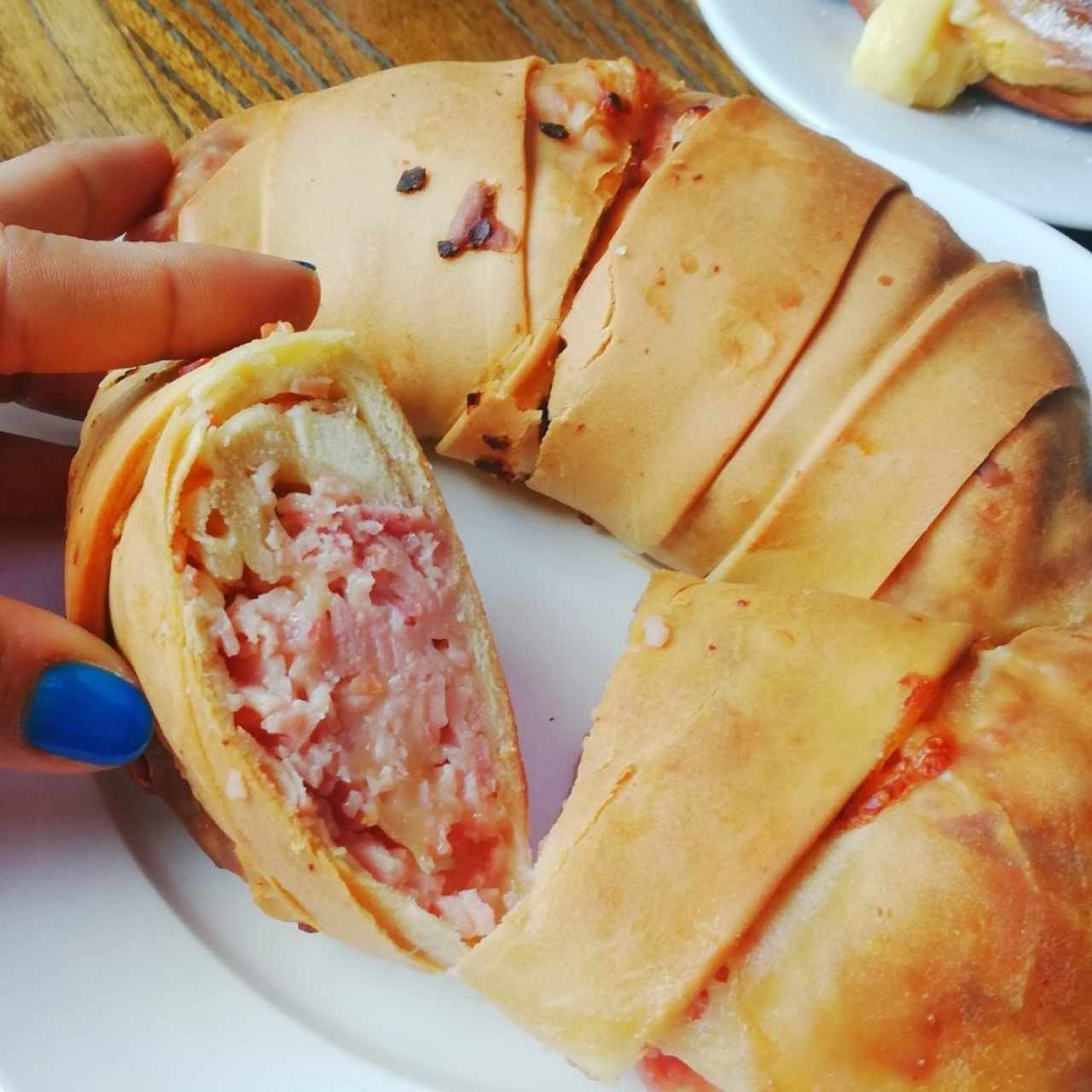 cachitos de jamón y queso