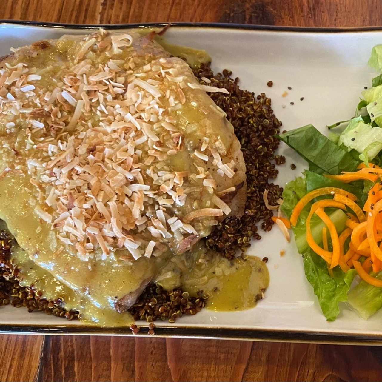 Corvina con Coco y Curry