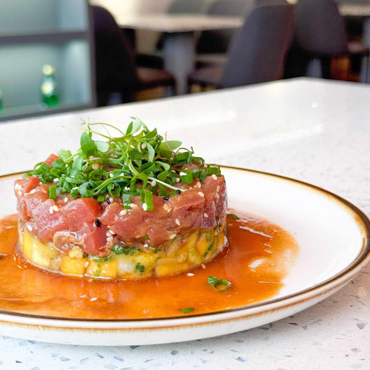 Mango tuna tartare
