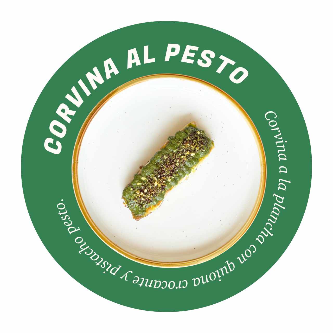 Corvina al Pesto