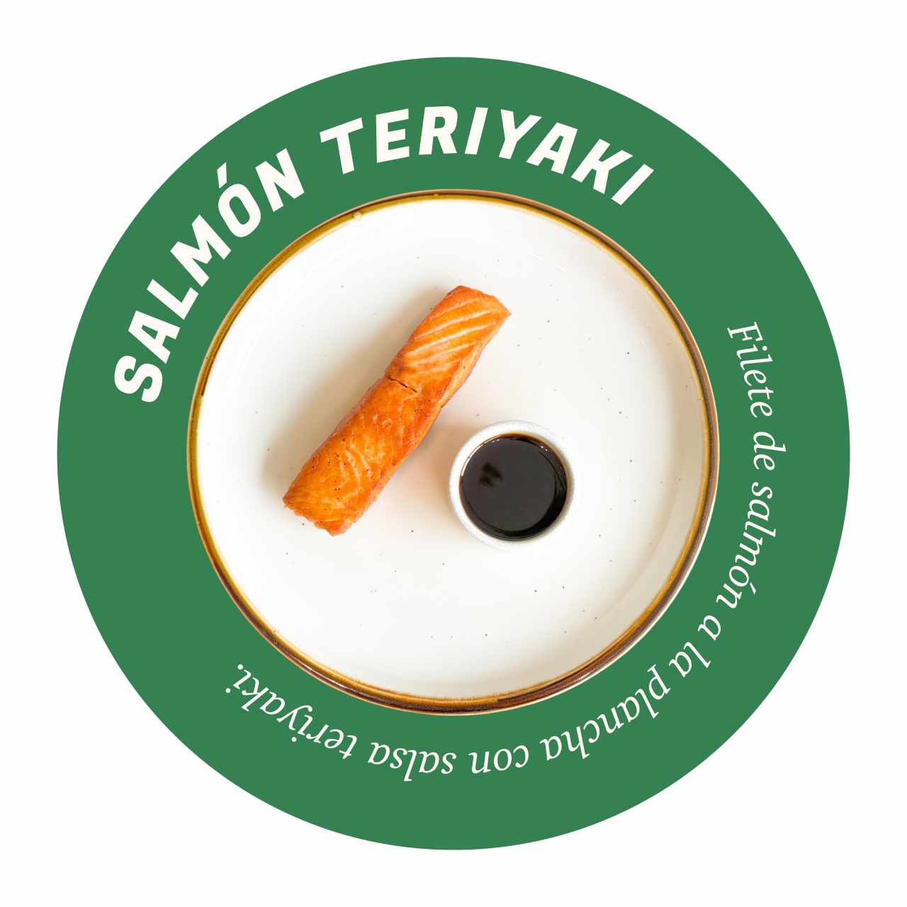 Salmón teriyaki