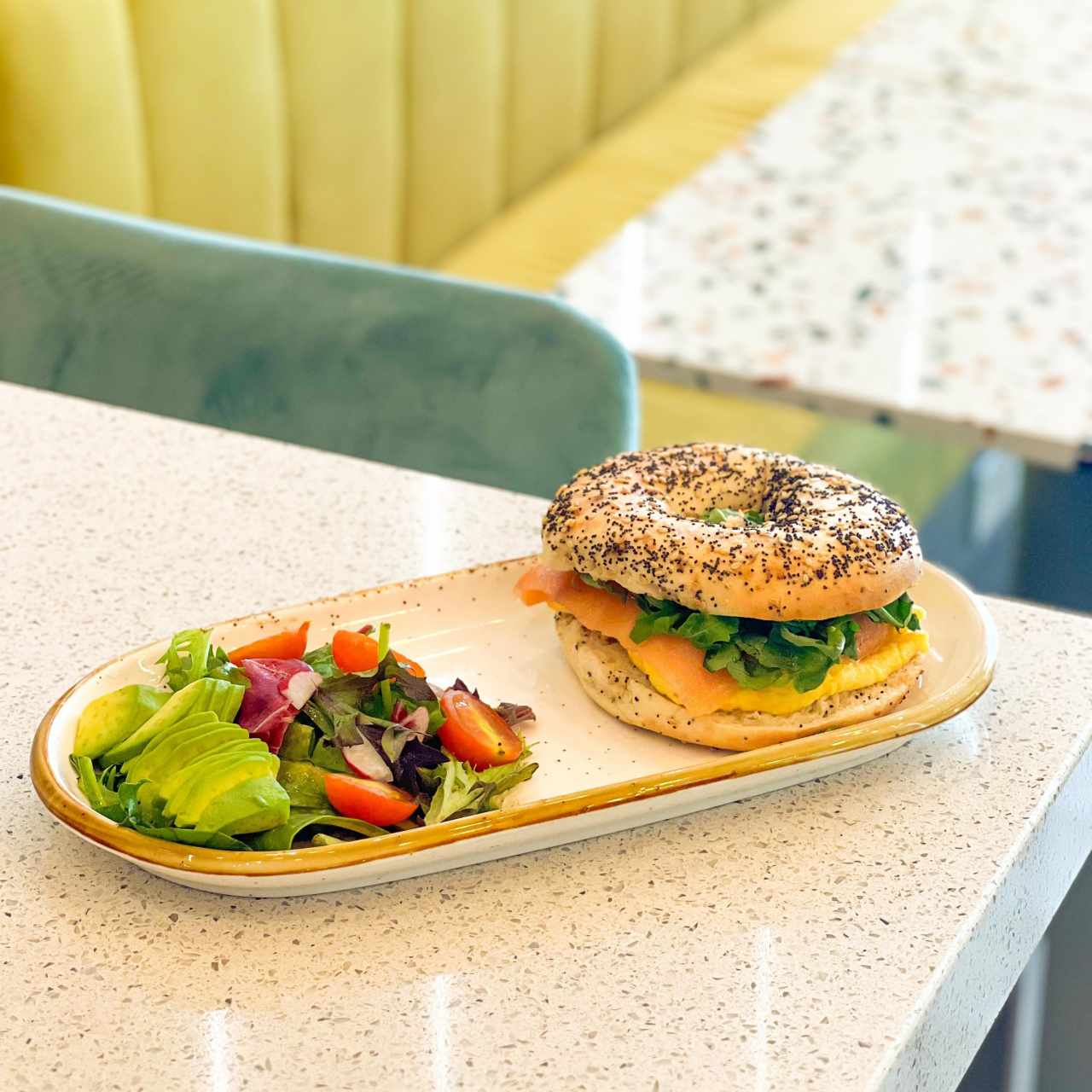 Bagel de salmón