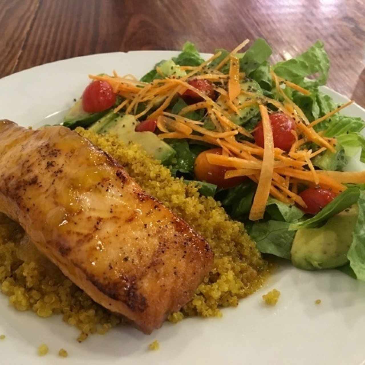 Salmón a la naranja