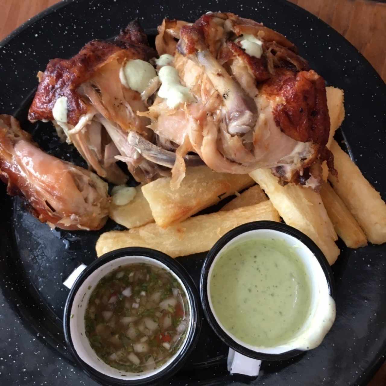 combo de 1/2 pollo