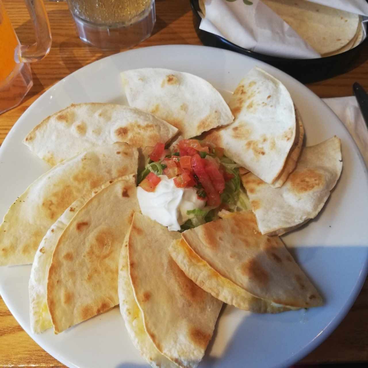 quesadillas de pollo