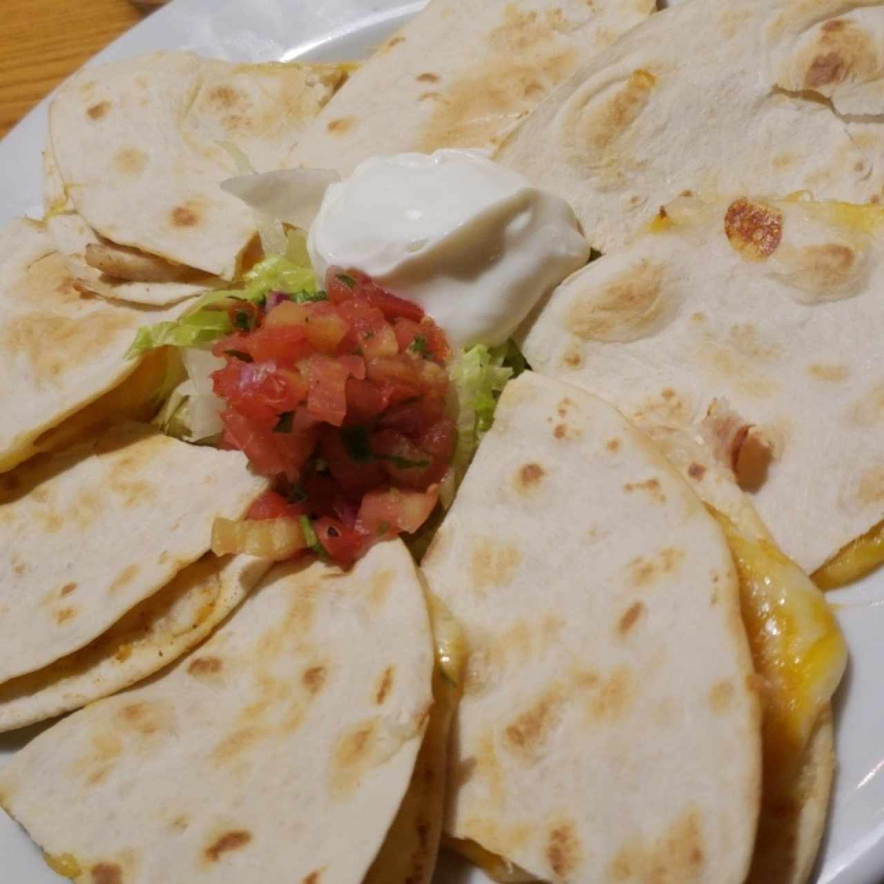Bacon ranch quesadilla