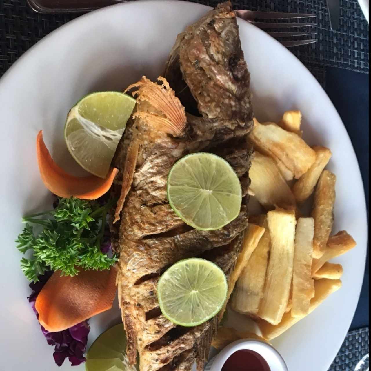 Pargo frito