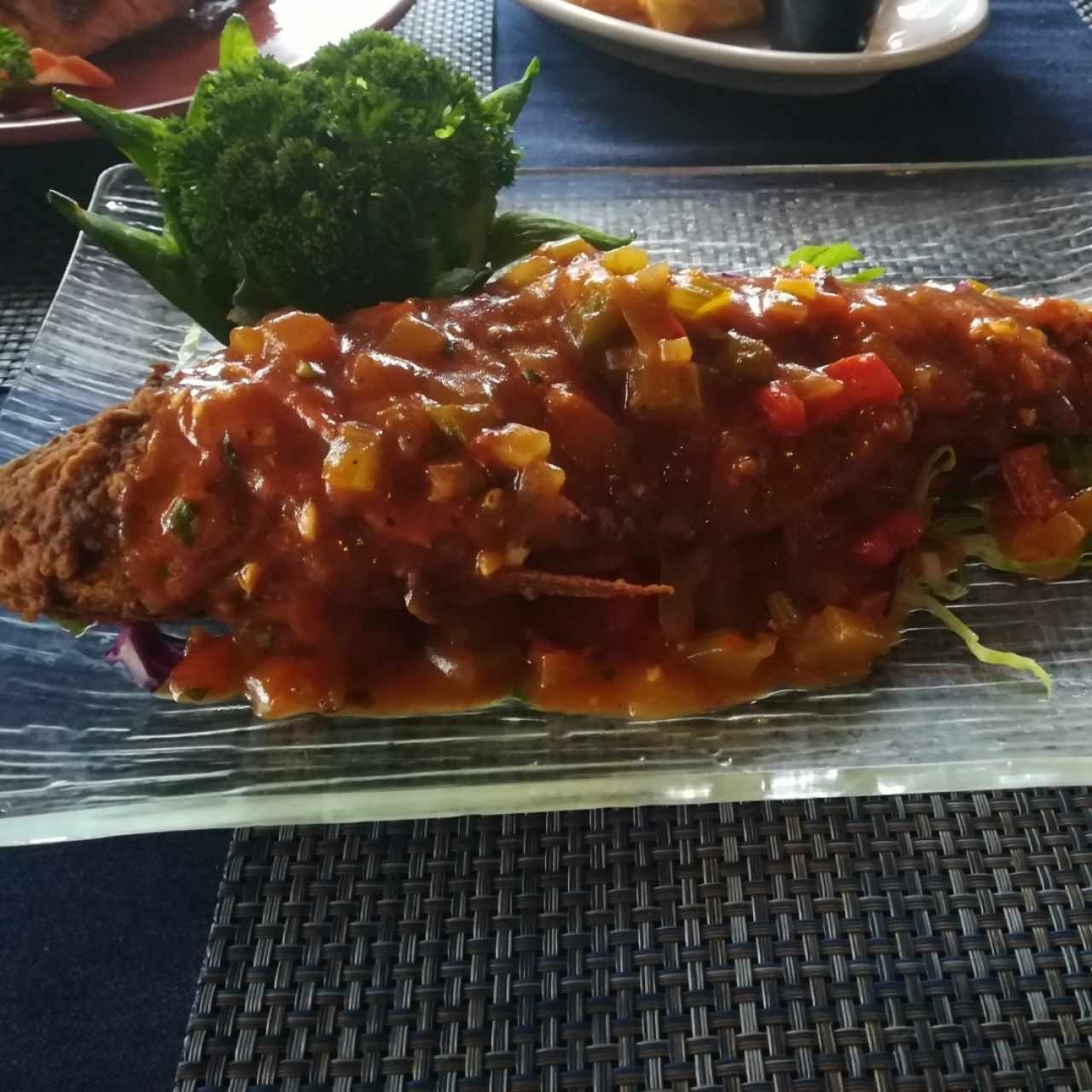 corvina en salsa criolla