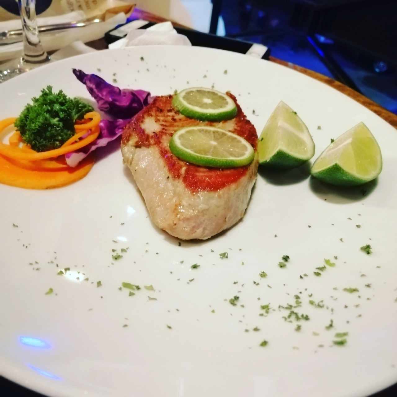 Atún a la plancha 