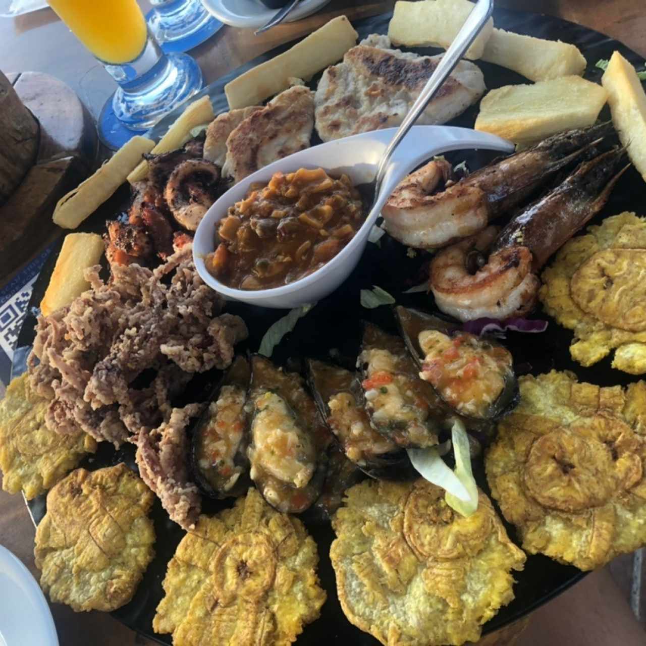 Bandeja de mariscos