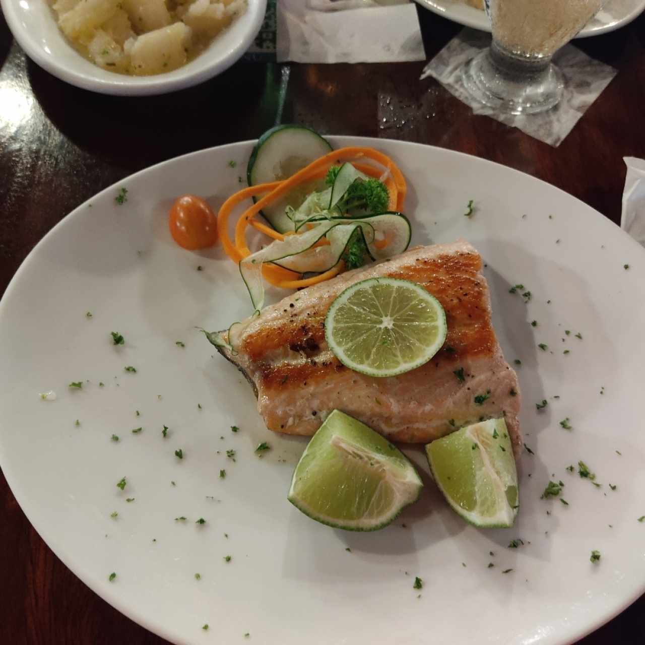 Salmón a la Parilla