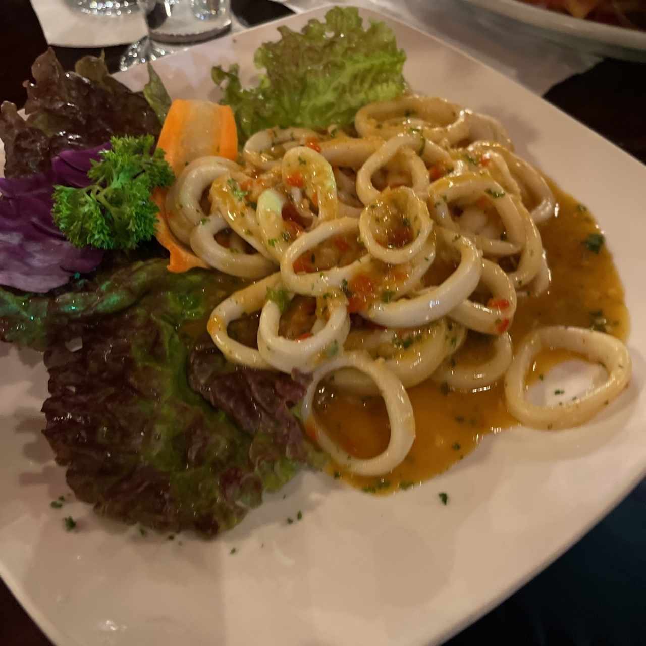 Calamar al ajillo