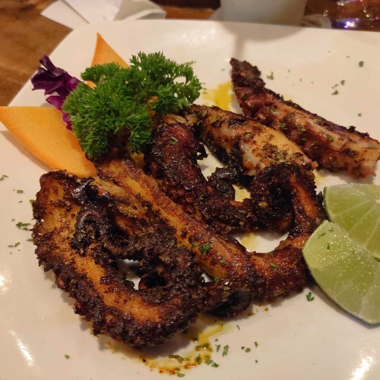 Pulpo al carbón 