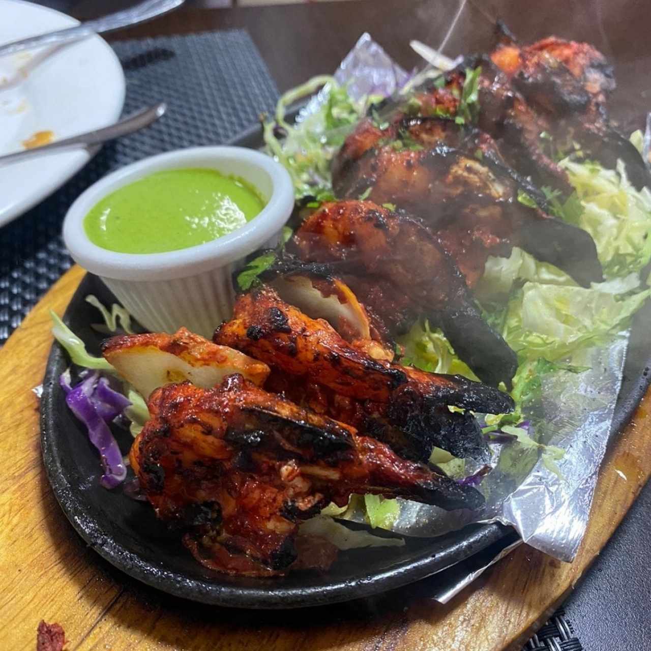 Langostinos tandoori 