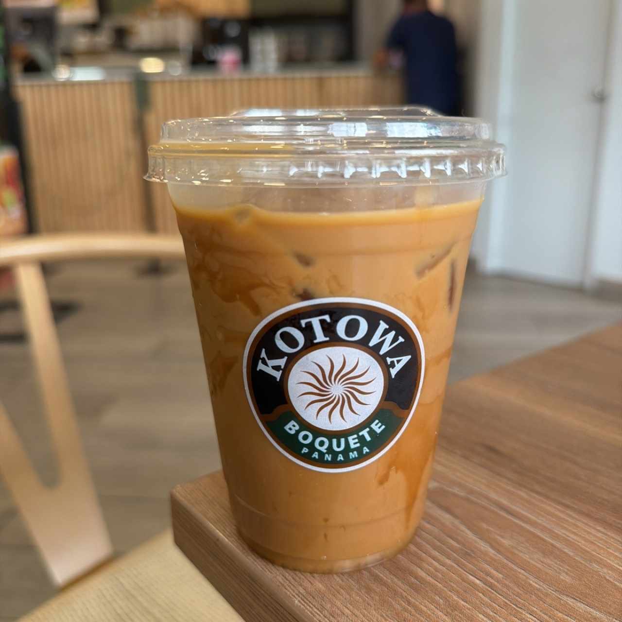 Ice caramel coffee 