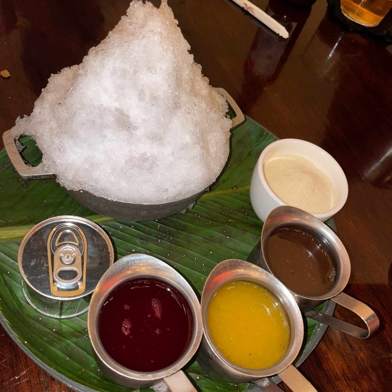 Raspao con 3 sabores (Mora, Maracuyá y Tamarindo)