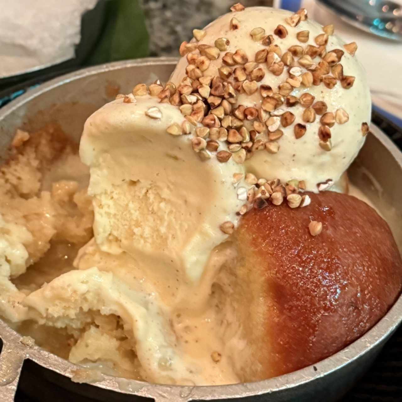 Helado Vainilla con Ron Cake