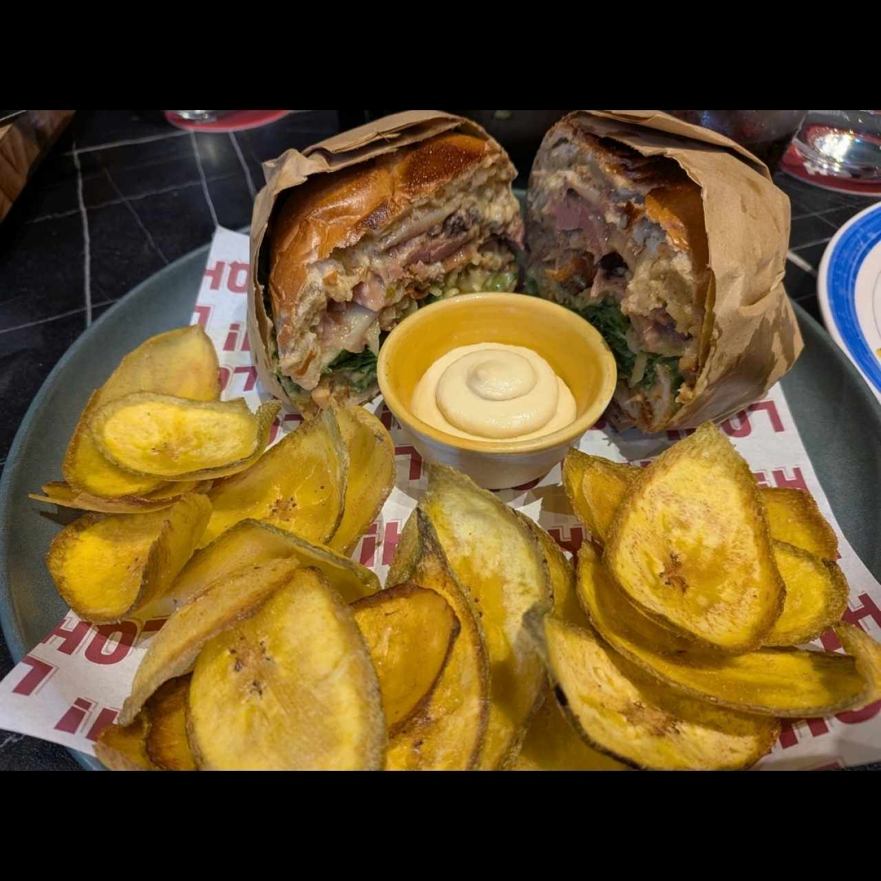 Emparedado de Pernil