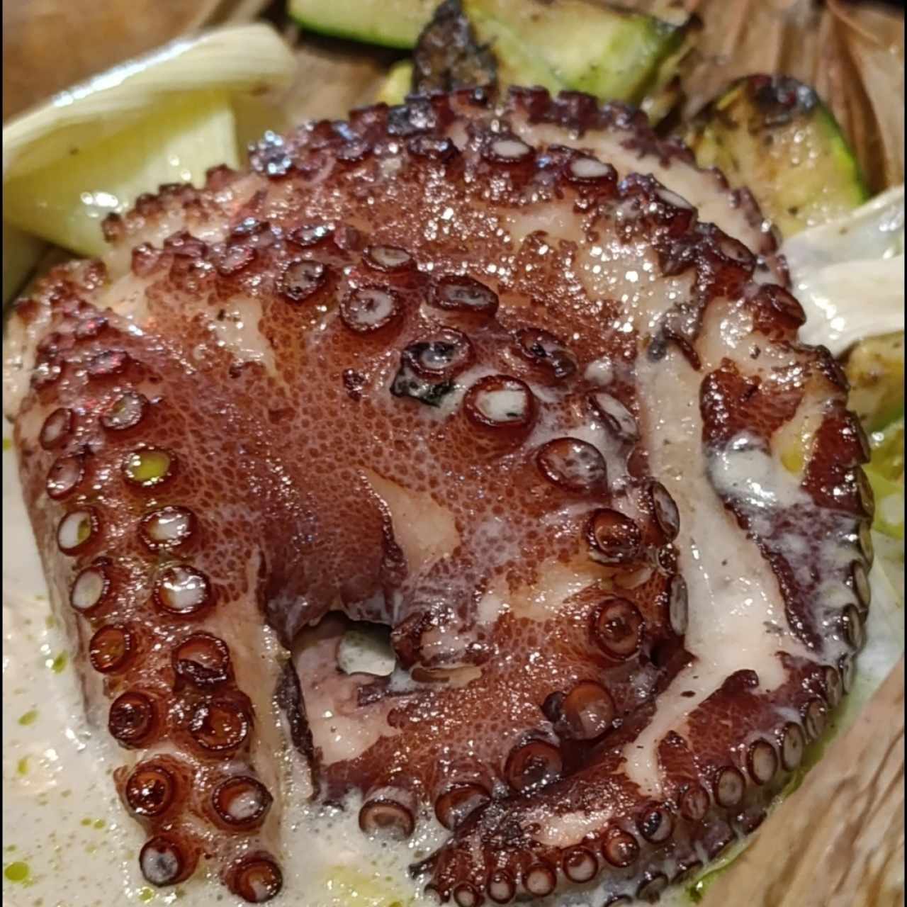 Media orden de Pulpo Zarandeado a la brasa