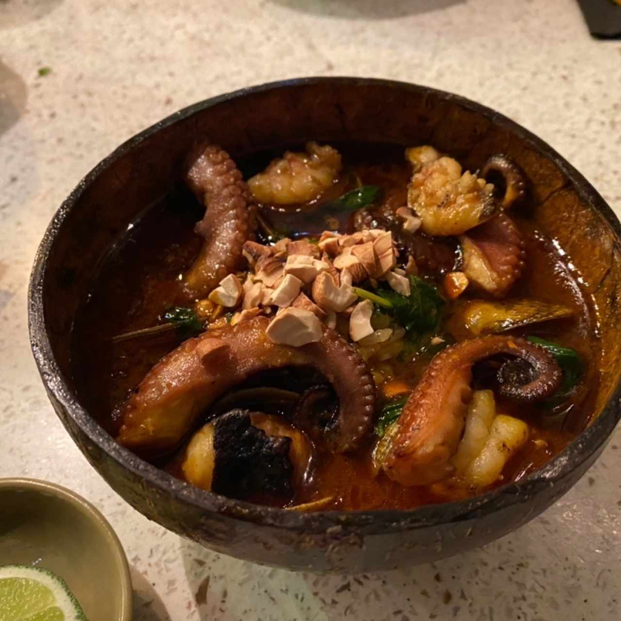 Aguadito de Mariscos