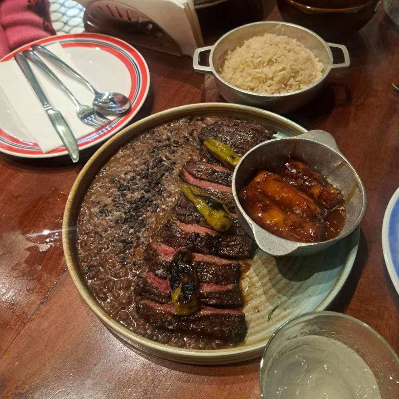 Arroz Poroto y Carne 