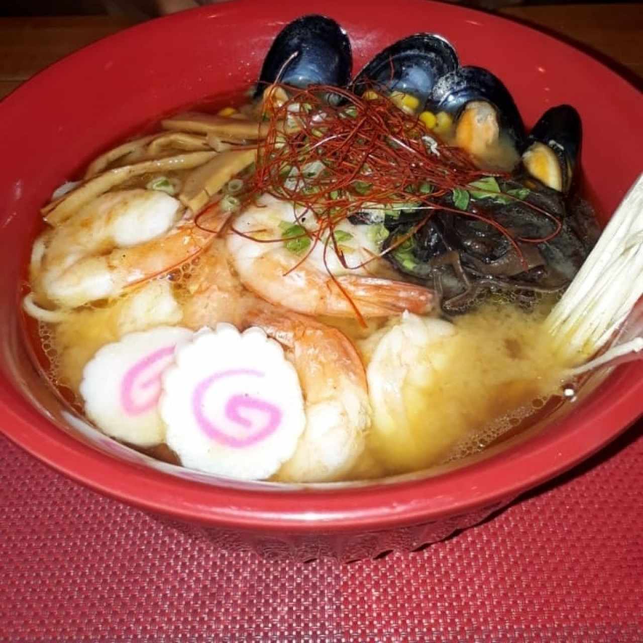 ramen de mariscos