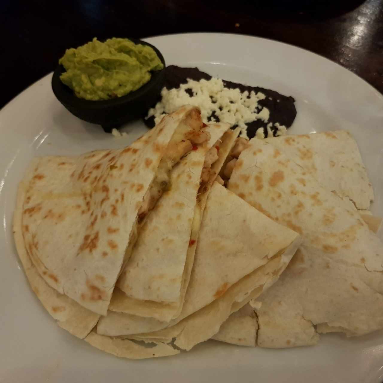 quesadilla de pollo