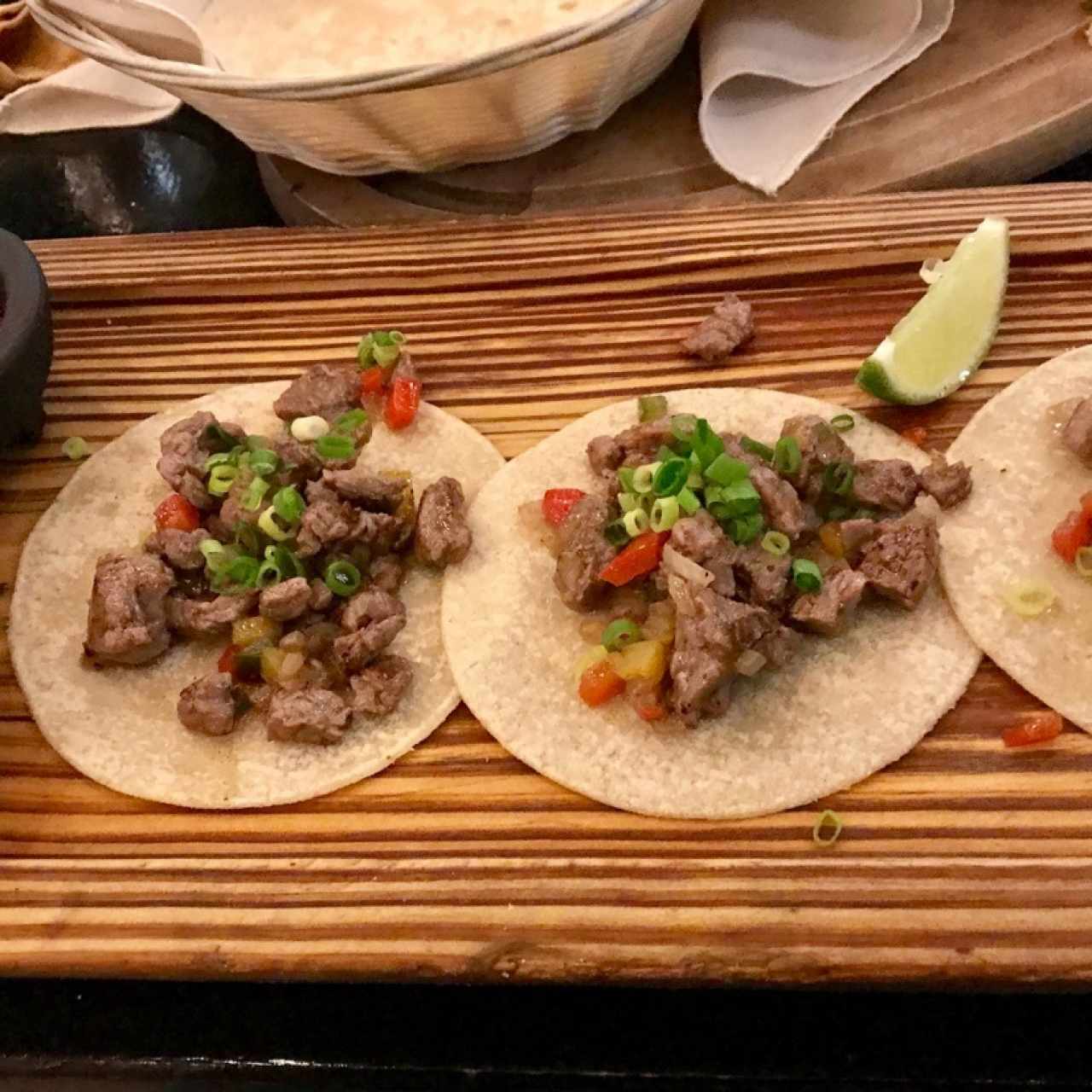 Tacos de Filete de Res 