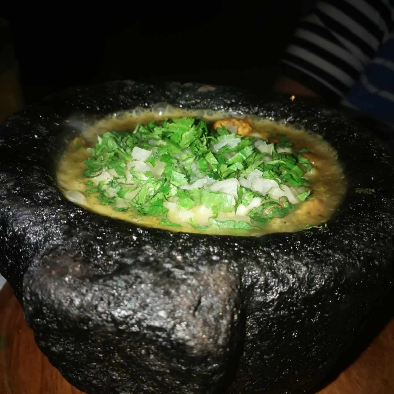 queso fundido de chicharron