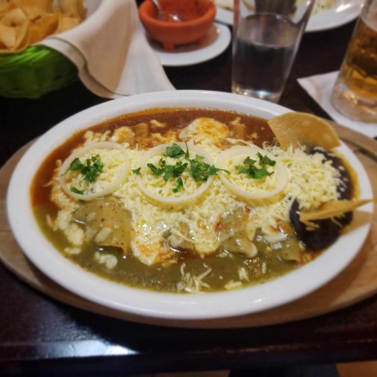 Enchiladas divorciadas