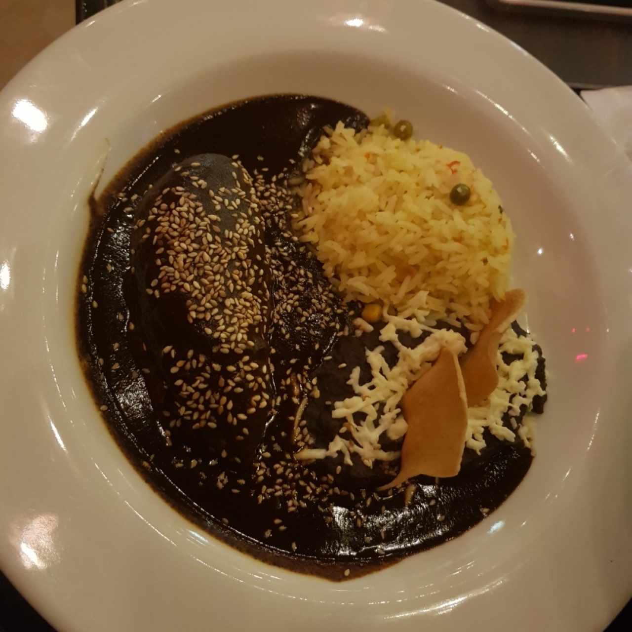 pollo con mole