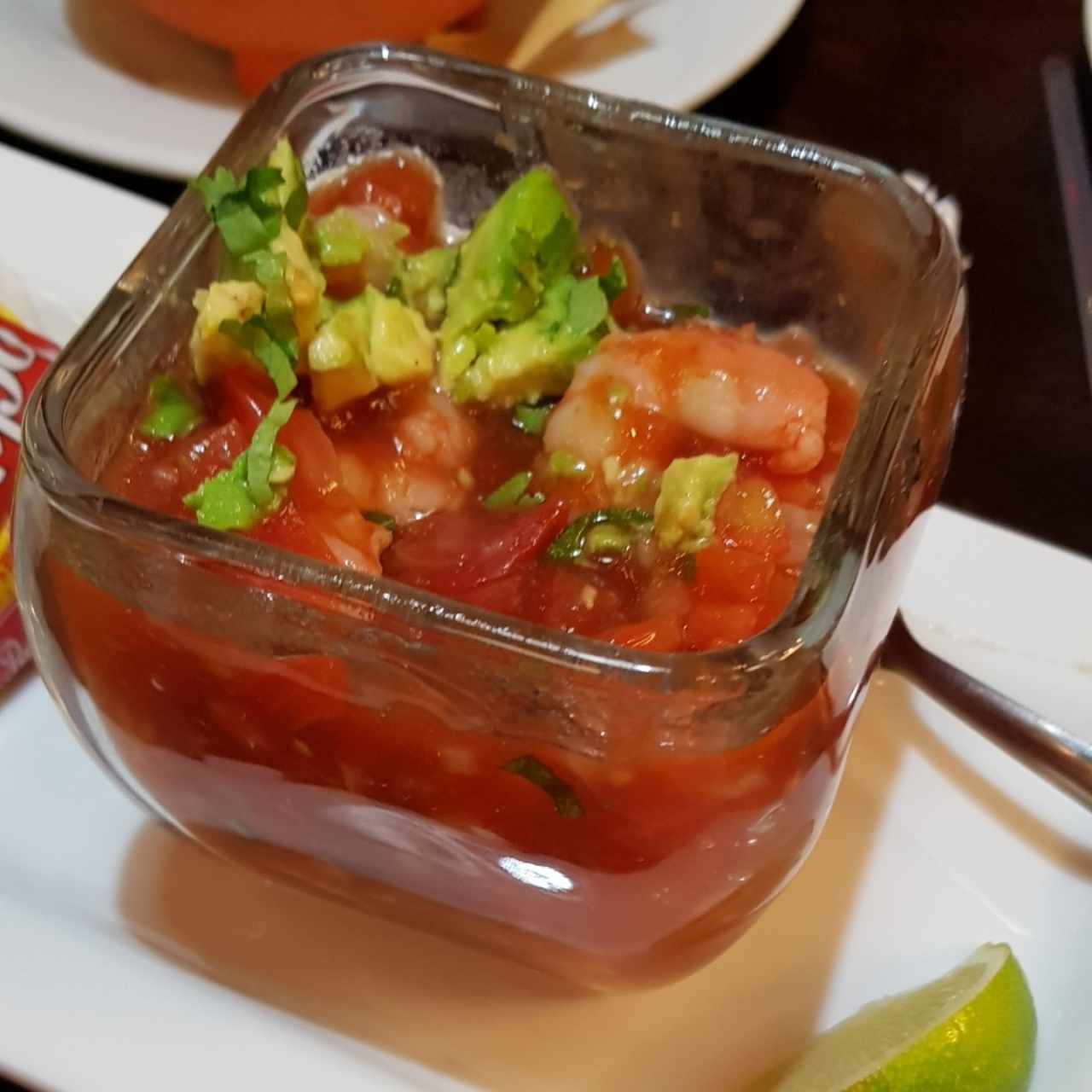 ceviche de langostinos