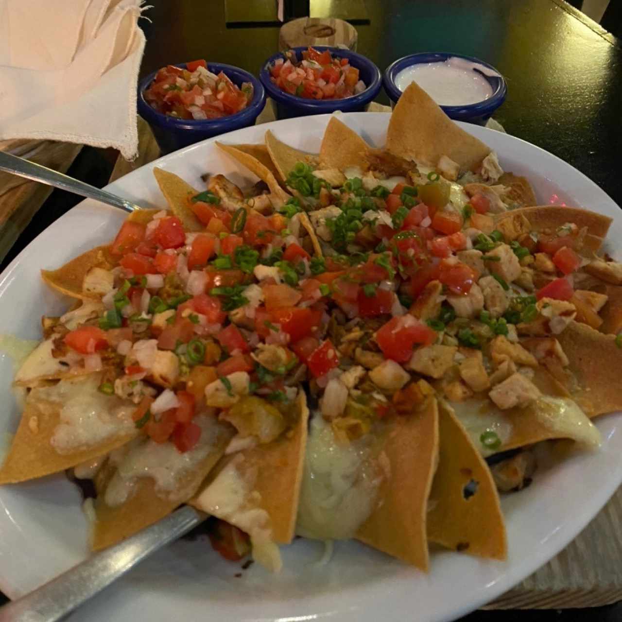 Entradas - Nachos 3 Quesos 