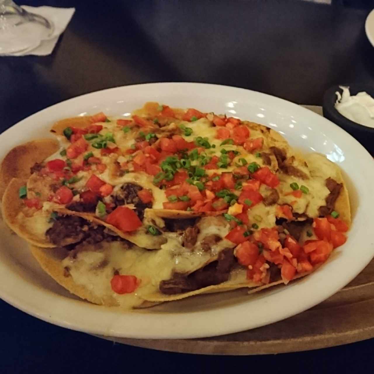 Nachos a los 3 quesos