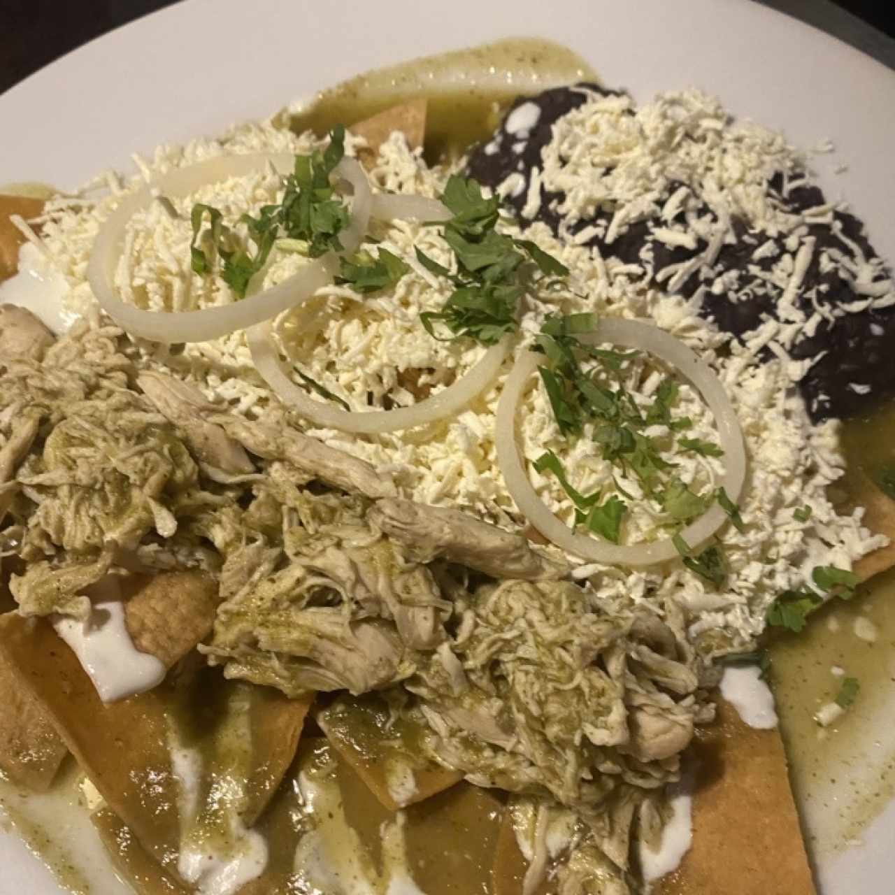Chilaquiles de pollo
