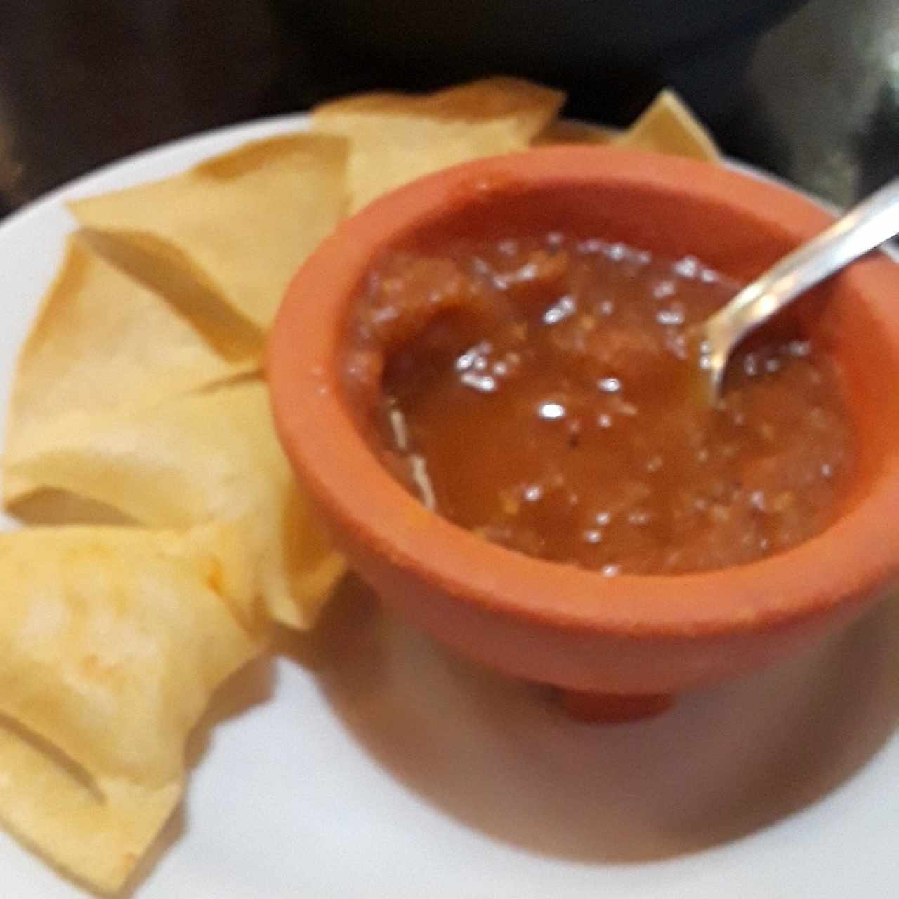 salsa de la casa. muy rico