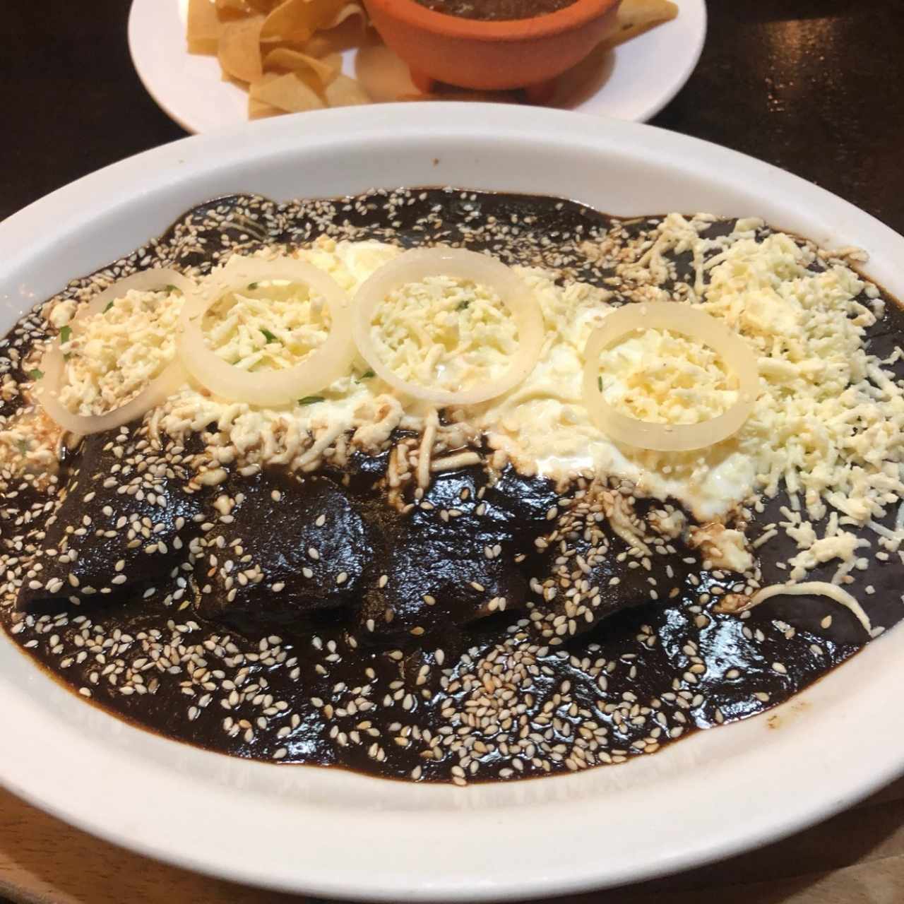 Enchiladas al Mole Poblano