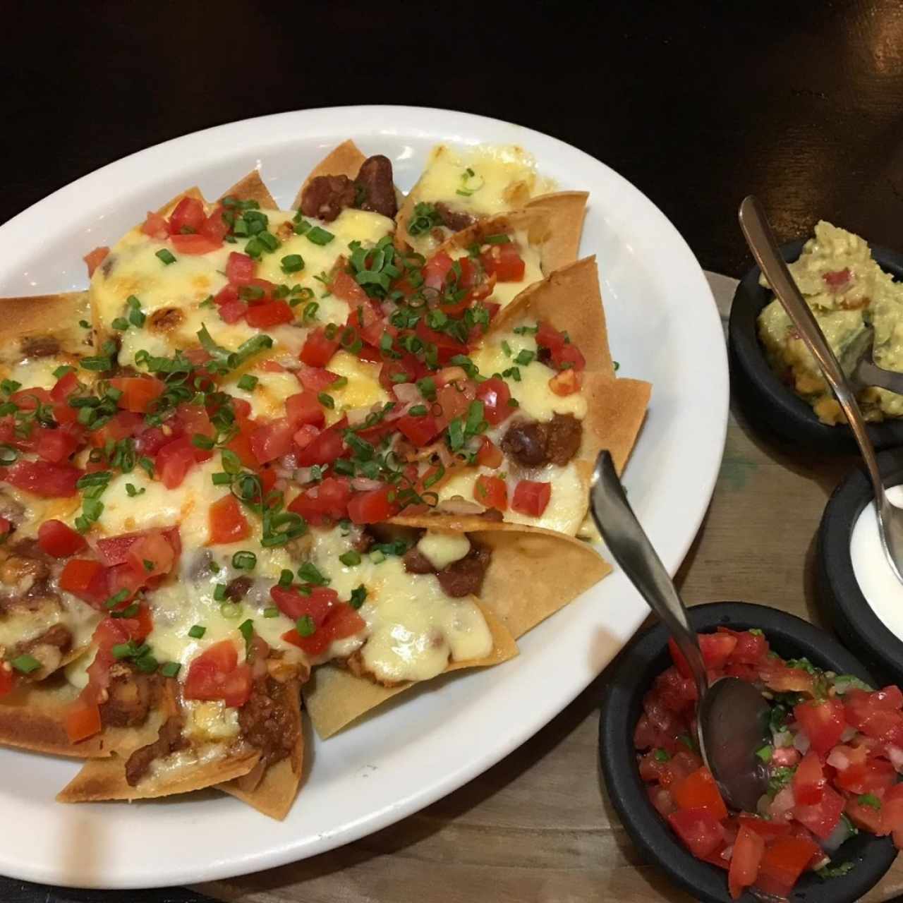 Nachos 3 quesos