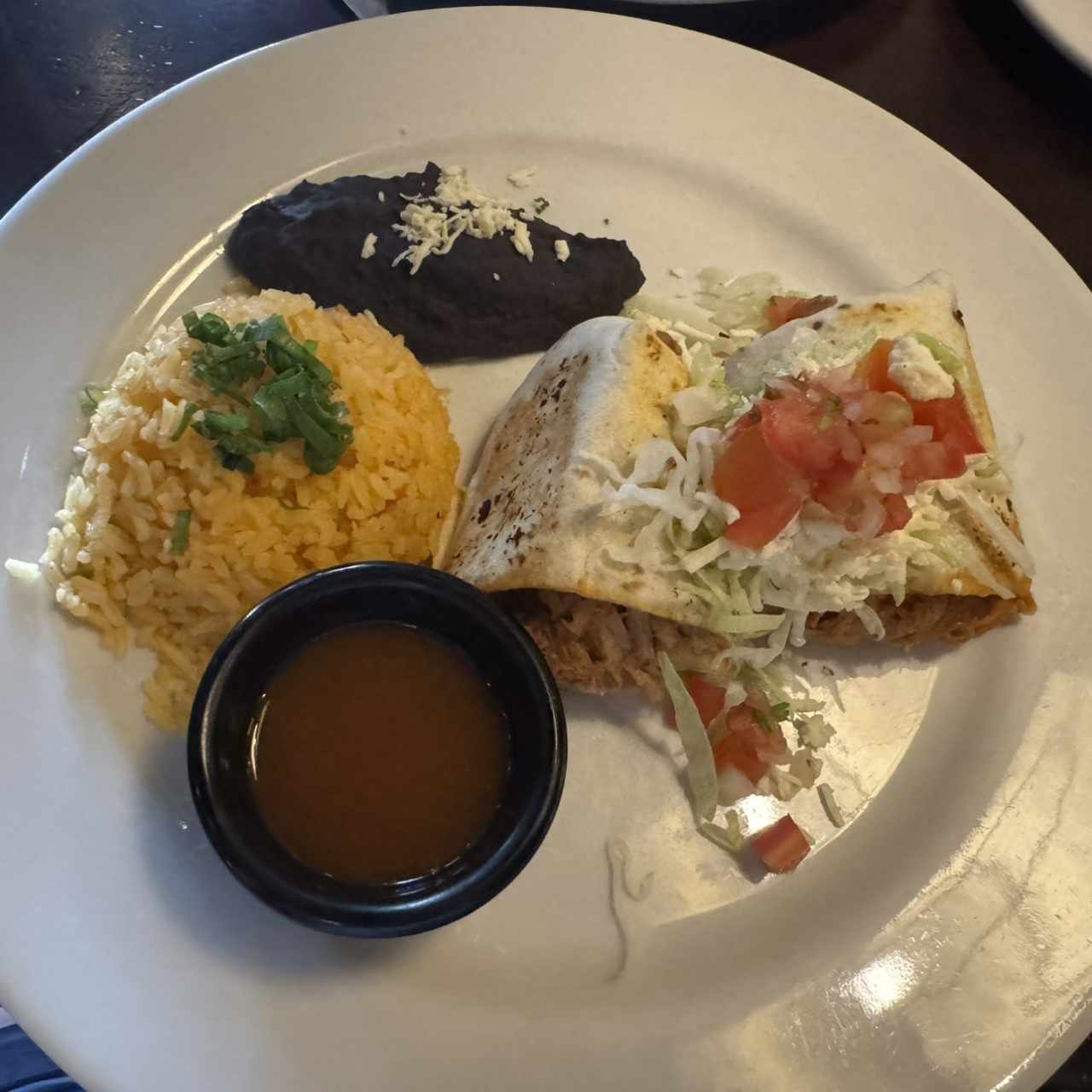 Ejecitivo con burrito 