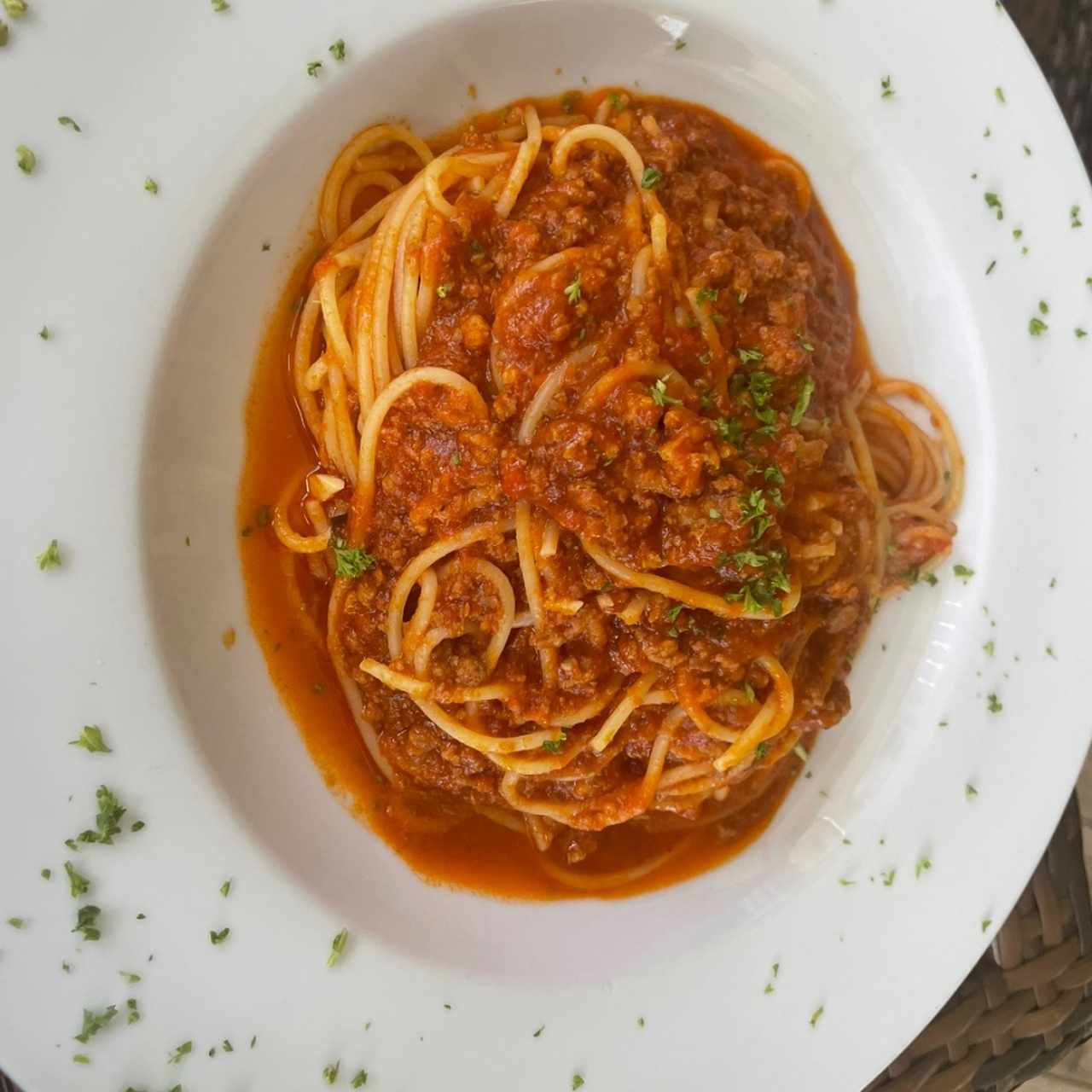 Spaguetti boloñesa