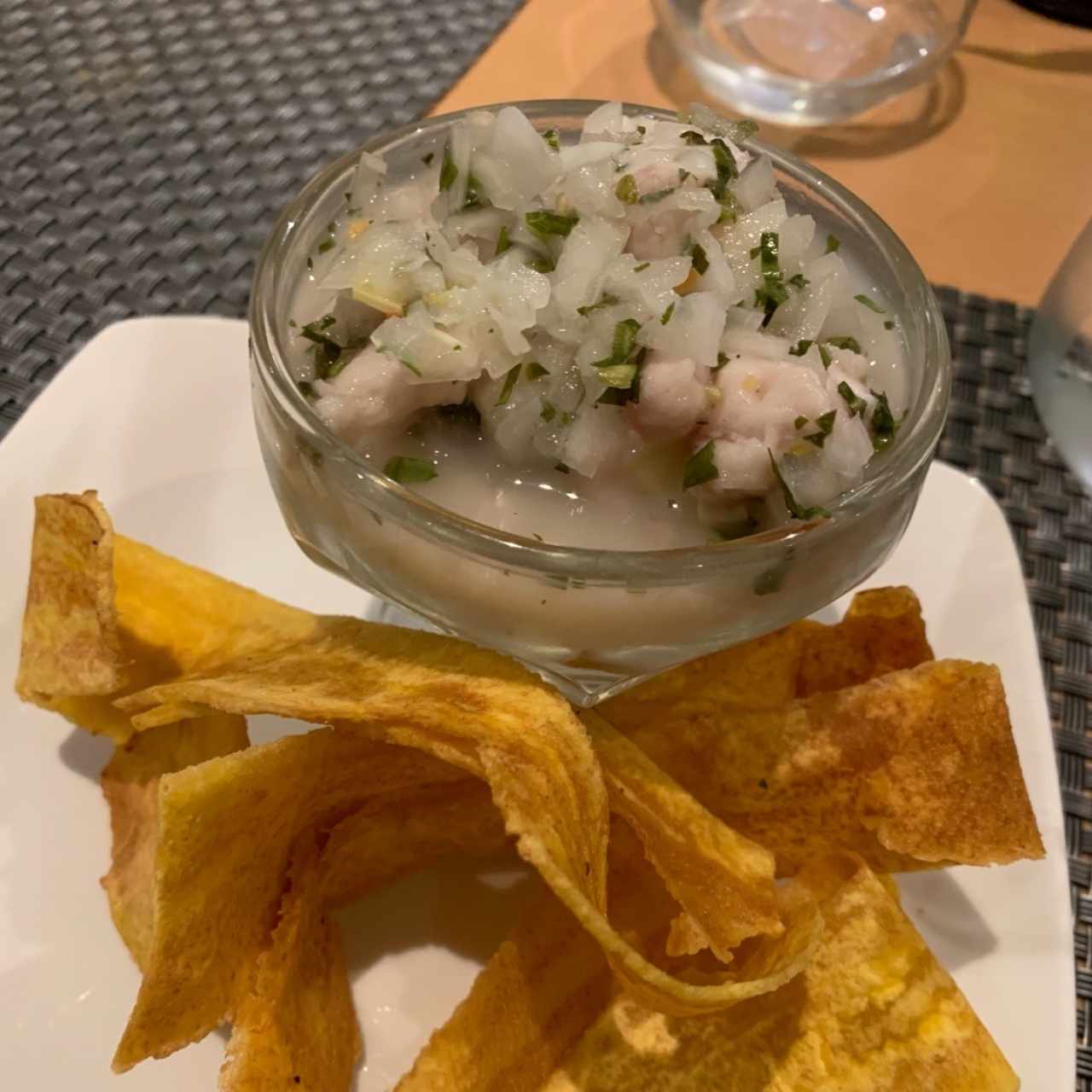 Ceviche de corvina estilo panameño / Panamenian style Seabass Ceviche