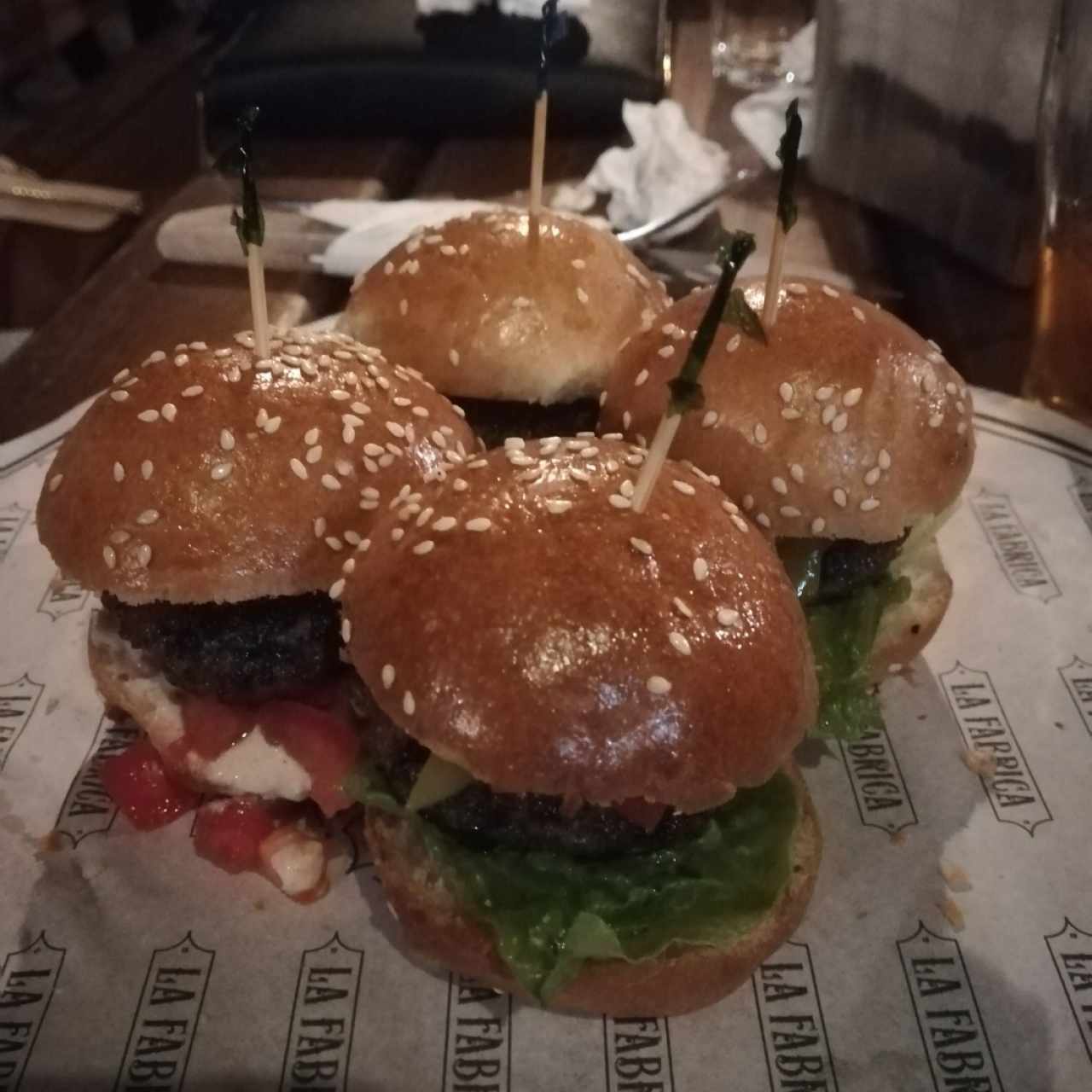 mini hamburguesas