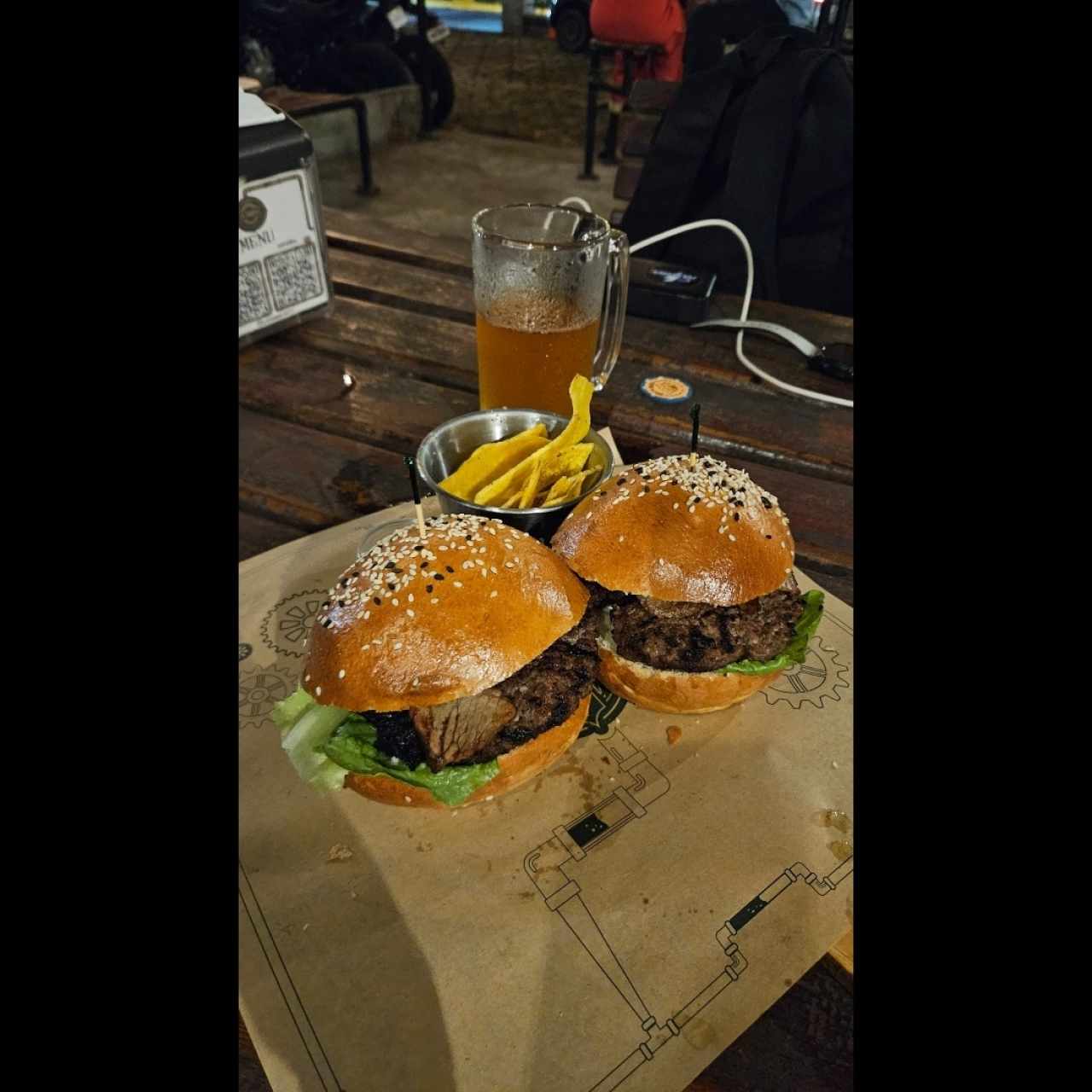 hamburguesa 2x1