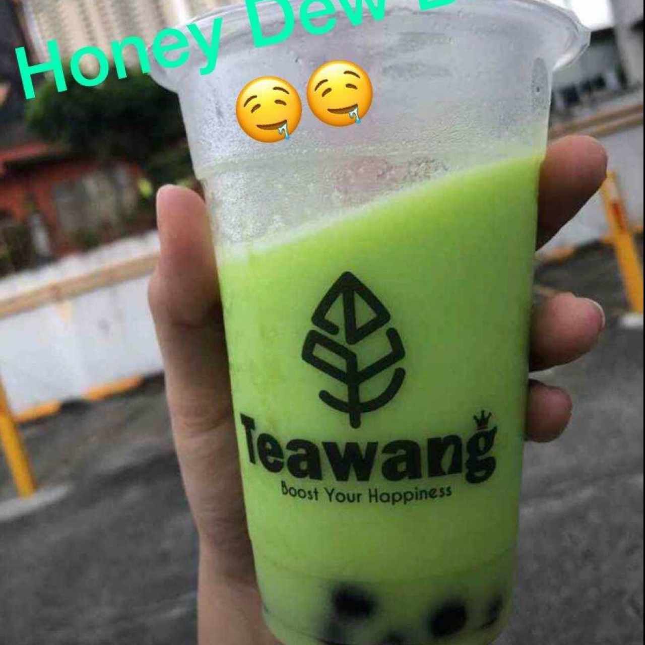 Honey Dew Bubble Tea 