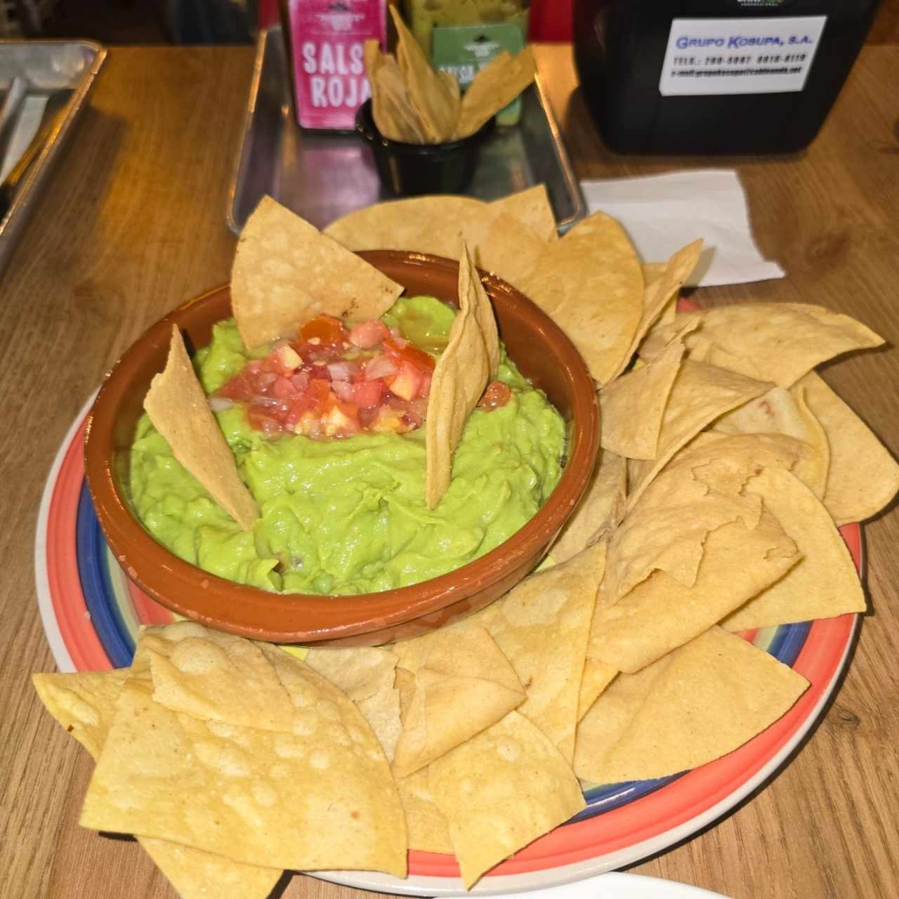 Guacamole de la casa