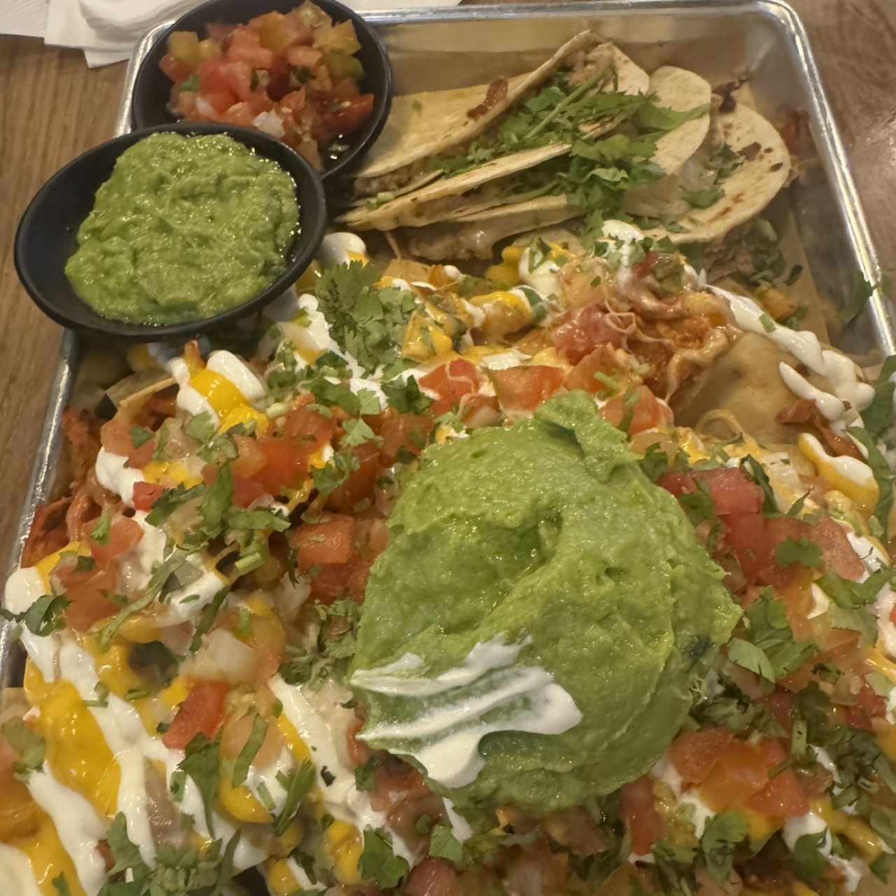 Combo quesadillas con nachos